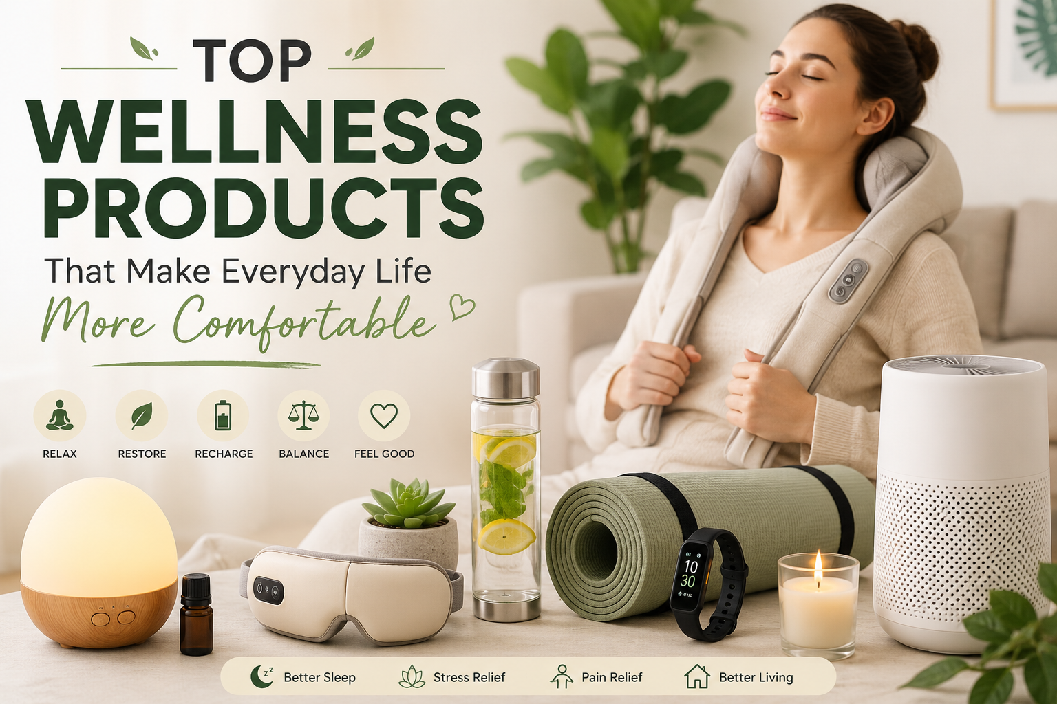 Top Wellness Products That Make Everyday Life More Comfortable
